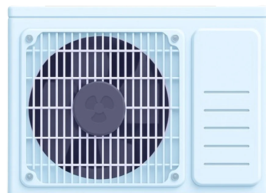 Technician deep cleaning and disinfecting the coil of a split air conditioning unit in a Dubai apartment – ECO FRESH AIR Dubai